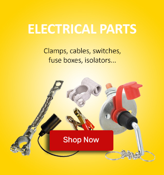 Tractor Electrical Parts: Battery cables, clamps and wiring available here